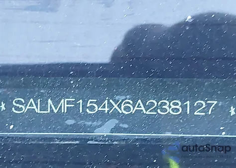 2006 Land Rover Range Rover Hse z USA, uszkodzony, nr VIN SALMF154X6A238127